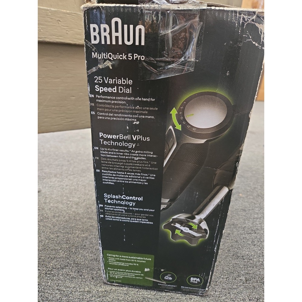 Braun Immersion Blender MULTIQUICK 5 PRO MISSING CUP